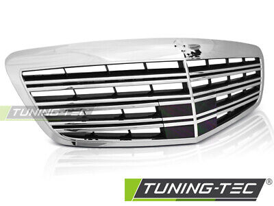 GRILLE SPORT CHROME BLACK fits W221 09-13