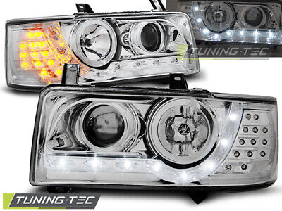 HEADLIGHTS DAYLIGHT CHROME fits T4 90-03.03 TRANSPORTER
