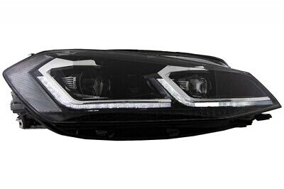 Fari Tuning LED Golf 7.5 VII Facelift (2017-up) Frecce dinamiche GUIDA A DESTRA