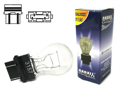 Lampada Alogena 3157 Clear T25 P27/7W 12V 27/7W W2.5x16q Doppio Filamento