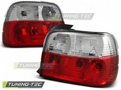 Coppia Fari Fanali Posteriori Tuning E36 12.90-08.99 COMPACT ROSSO BIANCO