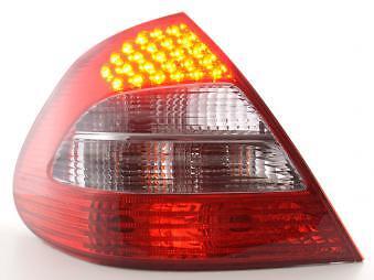 Coppia Fari Fanali Posteriori Tuning LED classe E (211) Berlina, rosso/