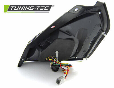 Coppia Fari Fanali Posteriori Tuning FIESTA MK7 12-15 3 PORTE Fume' LED BAR