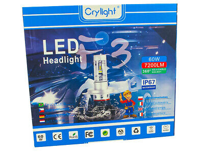 Kit Full Lampada Led H1 12V 24V 30W 3600 Lumen IP67 Per Abbagliante e