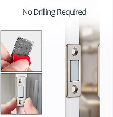 Kit Serratura Magnetica Con Biadesivo e Viti <ul><li>Chiusura per Porte,