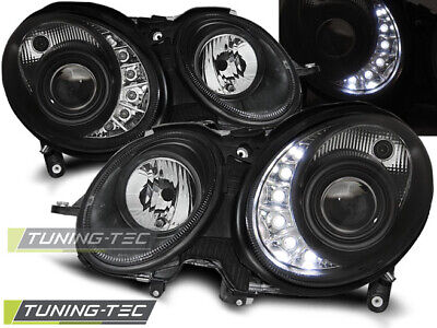 FARI DAYLIGHT NERO per W211 E-KLASA 05.06-09