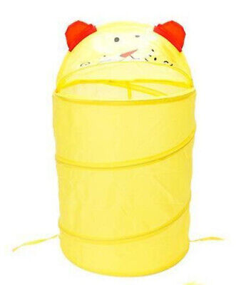 Cesto Portabiancheria Pieghevole Con Coperchio Colore Giallo 35X42mm <ul><li>Il