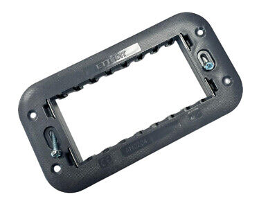 ETTROIT Supporto 4P Serie Moon 4 Posti Per Scatole 504 Compatibile Con Bticino