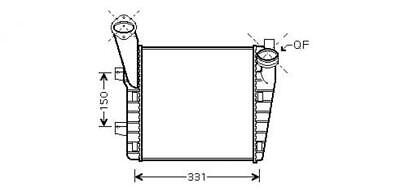 INTERCOOLER COMPATIBILE CON AUDI / VW , TOUAREG 4LB 3.0/4.2 TDI