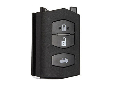 Guscio Chiave Telecomando 3 Tasti Batteria In Custodia Senza Lama e Transponder