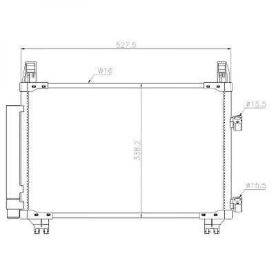 Condensatore clima LANDCRUISER 08/2009