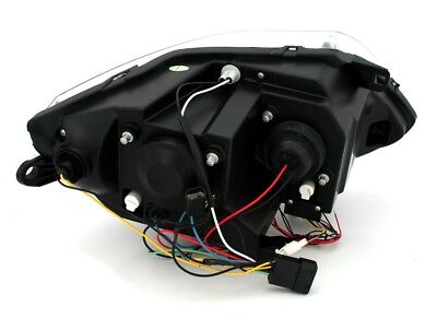 Coppia Fari Fanali Anteriori Tuning Angel Eyes per Z4 E85 2003 > 2008 Neri