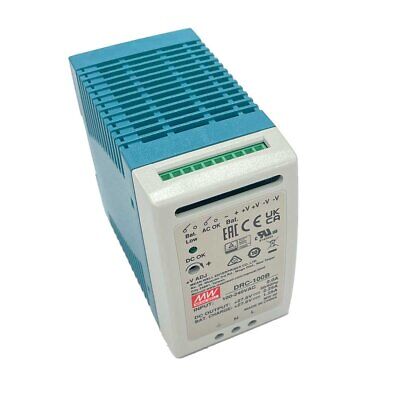 MeanWell DRC-100B Alimentatore AC/DC 100W montaggio Su Guida DIN con Funzione
