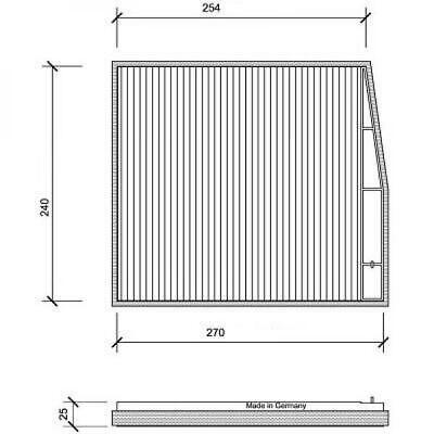 Filtro abitacolo antipolline C70/S60/S80/V70/XC90