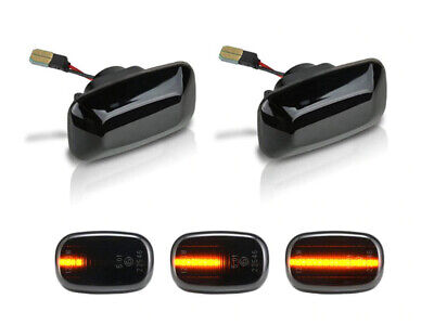 Kit Freccia Laterale a Led Side Marker Dinamica Lente Fume Per Landcruiser 80 1