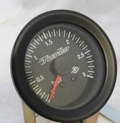 Calibrador de Presión Herramienta Road Italia Retroiluminado Turbo 0+ 3 BAR Rojo