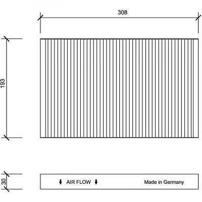 Filtro abitacolo al carbone attivo A6/Allroad