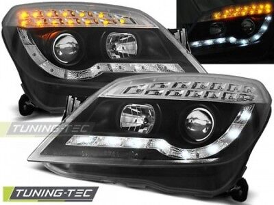 Coppia Fari Fanali Tuning H 2004-10 DAYLIGHT dayline freccia led Nero