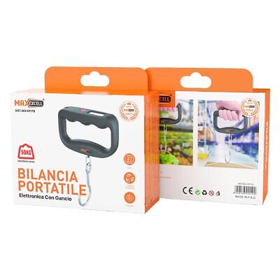 Bilancia Digitale Portatile Multiuso da Valigia Viaggio Casa Giardino Massima