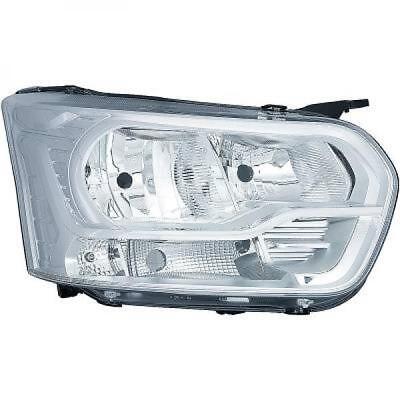 Faro fanale anteriore sinistro TRANSIT 2013-> H7+H15 con luce diurna lampadina
