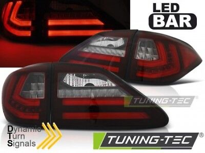 Coppia Fari Fanali Posteriori Tuning RX III 350 09-12 Rosso/Bianco LED