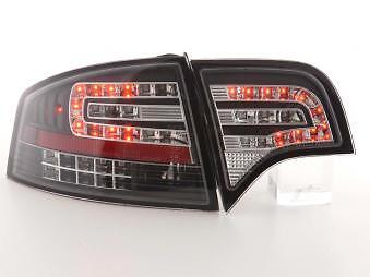 Coppia Fari Fanali Posteriori Tuning LED A4 Berlina (8E) 04-07 nero