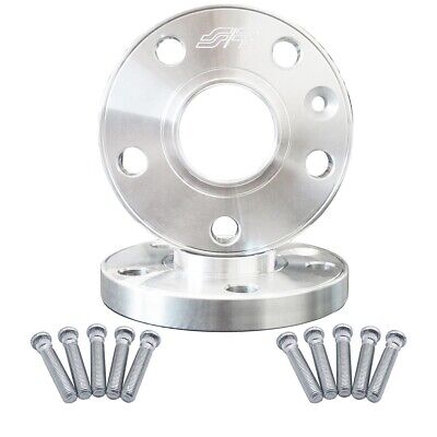 2 distanziali alluminio 16mm 5x114,3 mozzo 67,1 con bulloneria Colonnette