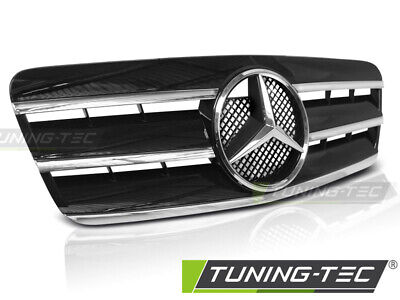 GRILLE SPORT BLACK CHROME fits CLK W208 96-02