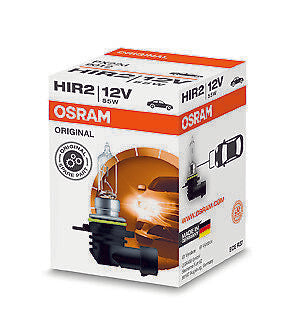 1 Lampada Lampadina Luce OSRAM ORIGINAL 9012 HIR2 (PX22d) 12V 55W RICAMBIO ALOGE