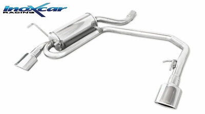 406 3.0 V6 Coupe Trasero Dúplex Salida Solo Oval 120x80 MM
