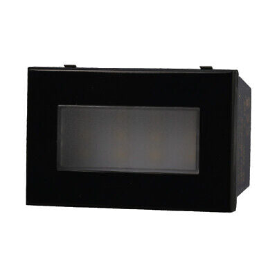 ETTROIT Lampada Led Segnapasso 3P 220V Nero 6000K Compatibile Con Bticino