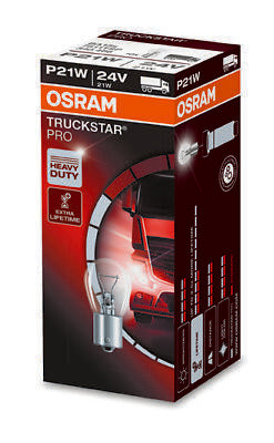 Alogena OSRAM TRUCKSTAR PRO +100% BA15s 21W 24V P21W