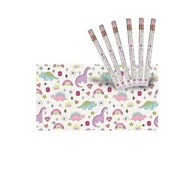 6 Rotoli Carta Adesive Per Mobili 45X200cm Colorati con Disegni da Parati