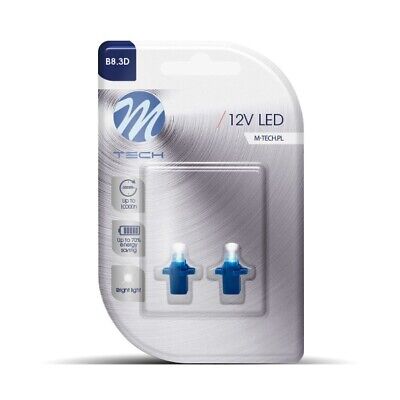 Blister 2x LED L047 B8.3d concavo blu