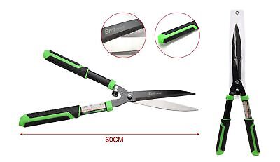 Cesoia per Siepi 60cm Tagliasiepi Manuale Leggera e Potente Forbice da Potatura