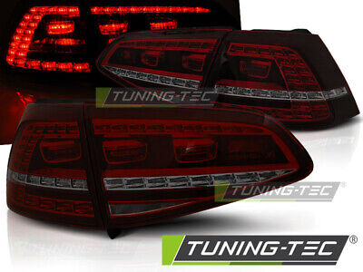 FANALI POSTERIORI A LED SPORT ROSSO FUMO per GOLF 7 13-17