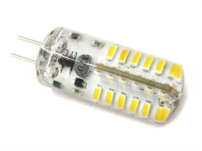 Lampadina LED Bispina G4 48 SMD 3014 DC 12V 3W Bianco Caldo 360 Gradi Con