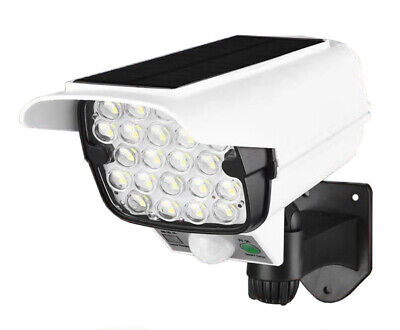 Lampada Led Con Pannello Solare e Sensore Movimento 12W 500lm 6500K Forma di