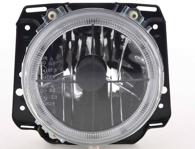 Coppia Fari Fanali Anteriori Tuning GOLF II 83-91 neri con anelli ANGEL EYES