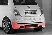 500 07> Spoiler posteriore sotto paraurti