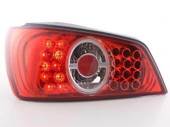 Coppia Fari Fanali Posteriori Tuning LED 306 3/5 porte 93-00 rosso