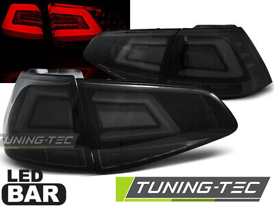 FANALI POSTERIORI A BARRA LED FUME NERO per GOLF 7 13-17