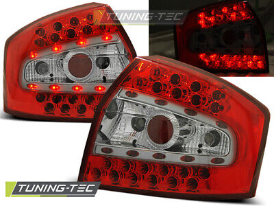 FANALI POSTERIORI A LED ROSSO BIANCO adatto per A4 8E 10.00-10.04 SEDAN