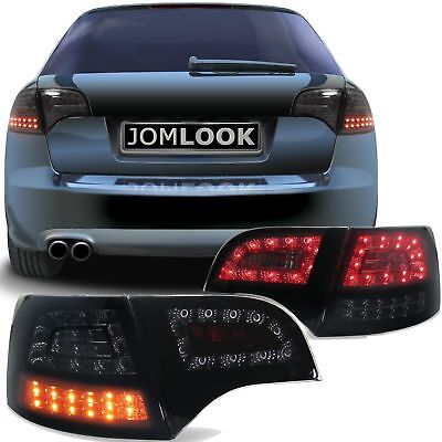 Coppia Fari Fanali LED Tuning Posteriori A4 B7 2004-2008 Avant /Nero