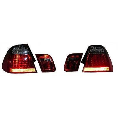Coppia fari fanali posteriori TUNING Serie 3 E46 01-05 berlina LED FUME ROSS