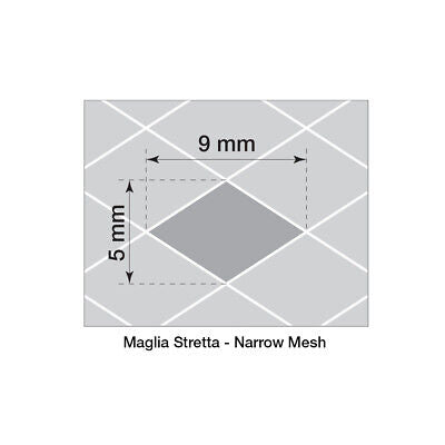 Griglia alluminio 100x30 cm maglia stretta