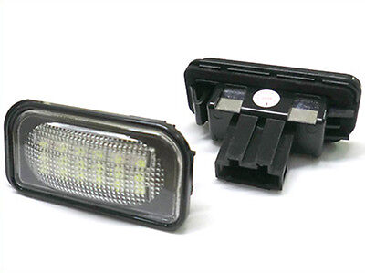 Kit Luci Targa Led Benz W203 4D Sedan 18 Smd Bianco Canbus No Errore