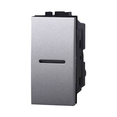 ETTROIT Interruttore Assiale 1P 16A Unipolare Colore GRIGIO Compatibile Con