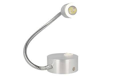 Applique Faretto Da Parete e Tavolo A Led 3W Bianco Neutro Con Interrutore On Of