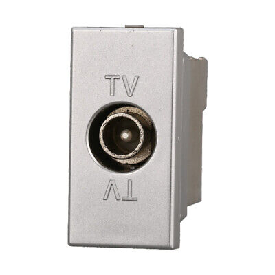 ETTROIT Connettore Presa TV Terminale Maschio Colore Grigio Compatibile Con